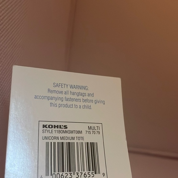 The Big One Kids Unicorn medium Storage Tote. 7.5” H, 10” W, 13” D. Set of 2 - Picture 17 of 17